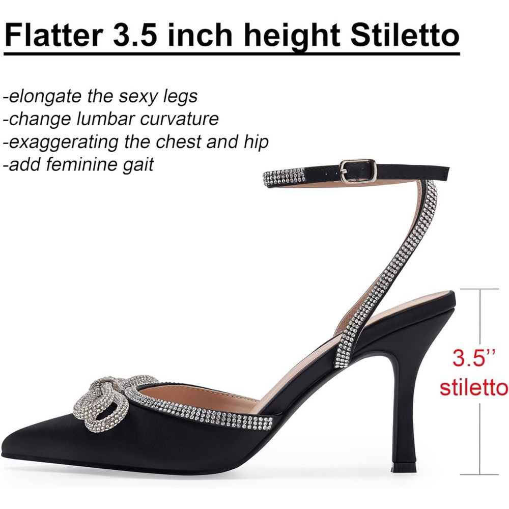 Sparkling Bow Heels - Picture 4 of 5